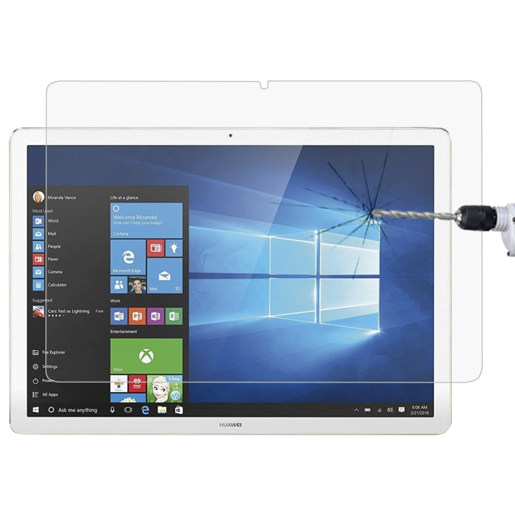 Huawei MateBook용 0.4mm 9H 표면 경도 풀 스크린 강화유리 필름, MateBook