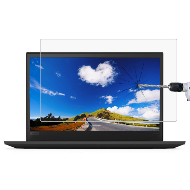 Lenovo ThinkPad E585 15.6인치용 9H 표면 경도 풀 스크린 강화유리 필름, Lenovo E585