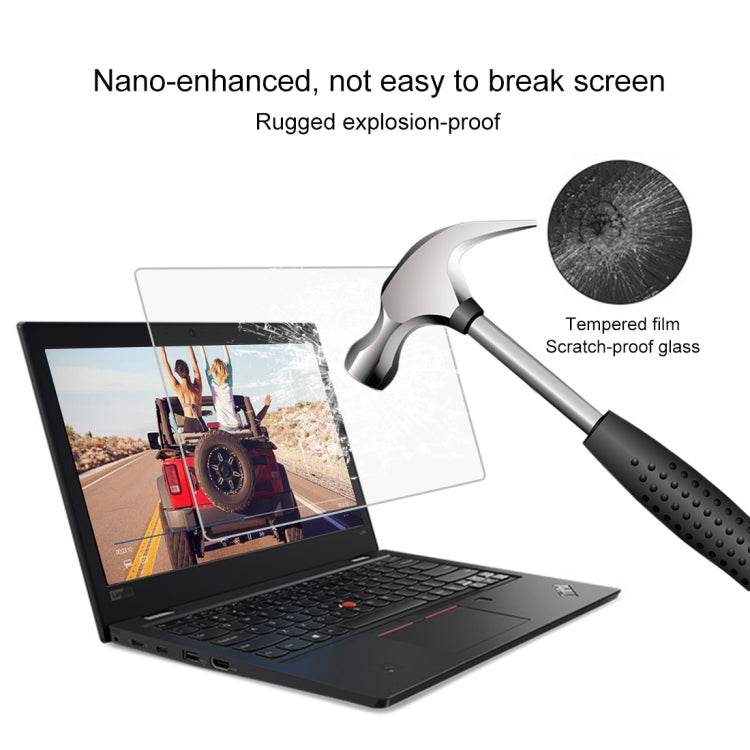 0.4mm 9H 표면 경도 풀 스크린 강화 유리 필름 Lenovo ThinkPad L380 13.3인치용, Lenovo L380