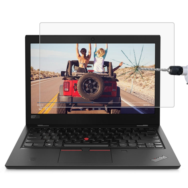Lenovo ThinkPad L380 Yoga 13.3인치용 0.4mm 9H 표면 경도 풀 스크린 강화유리 필름, L380 Yoga