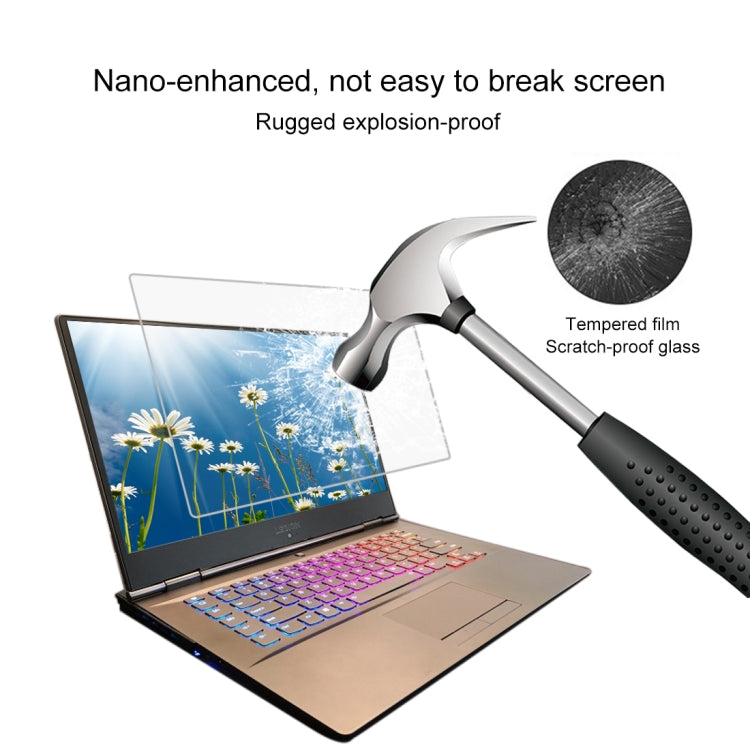 Lenovo Y7000P 15.6인치용 9H 표면 경도 풀 스크린 강화유리 필름, Lenovo Y7000P