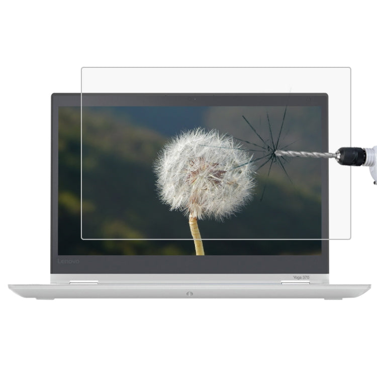 Lenovo ThinkPad Yoga 370 13.3인치용 0.4mm 9H 표면 경도 풀 스크린 강화유리 필름, Yoga 370