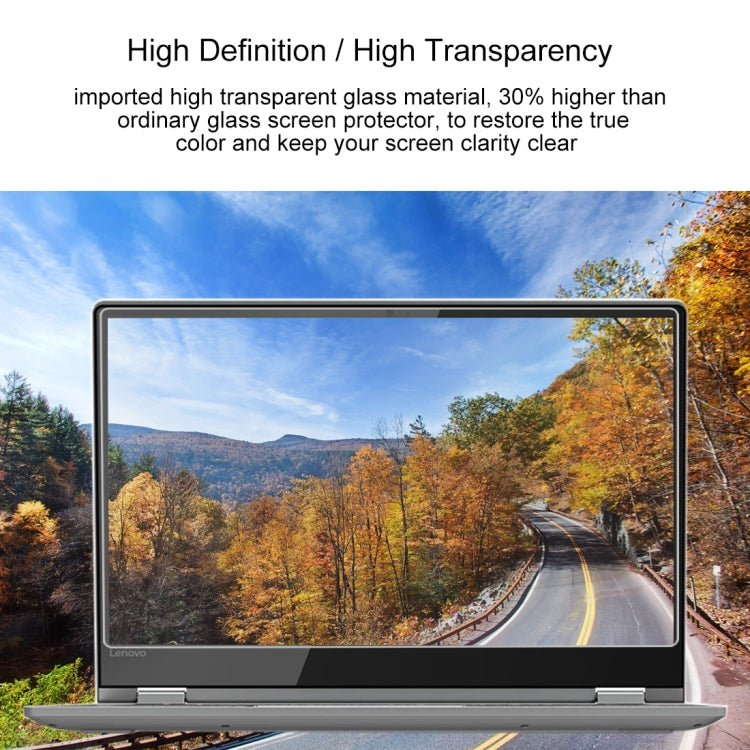 Lenovo ThinkPad Yoga 530 14인치용 0.4mm 9H 표면 경도 풀 스크린 강화유리 필름, Yoga 530