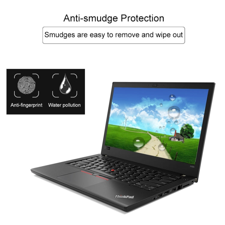 0.4mm 9H 표면 경도 풀 스크린 강화유리 필름 Lenovo ThinkPad A485 14인치용, Lenovo A485