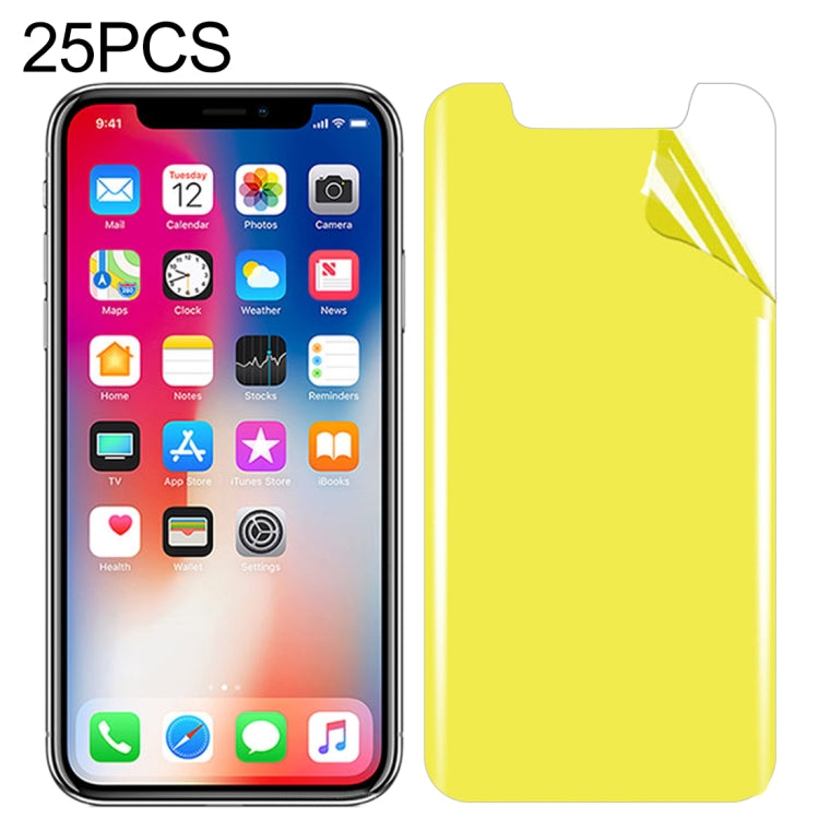 iPhone X / XS용 25개입 소프트 TPU 전면 전체 보호 필름, iPhone X / XS용(25개입)