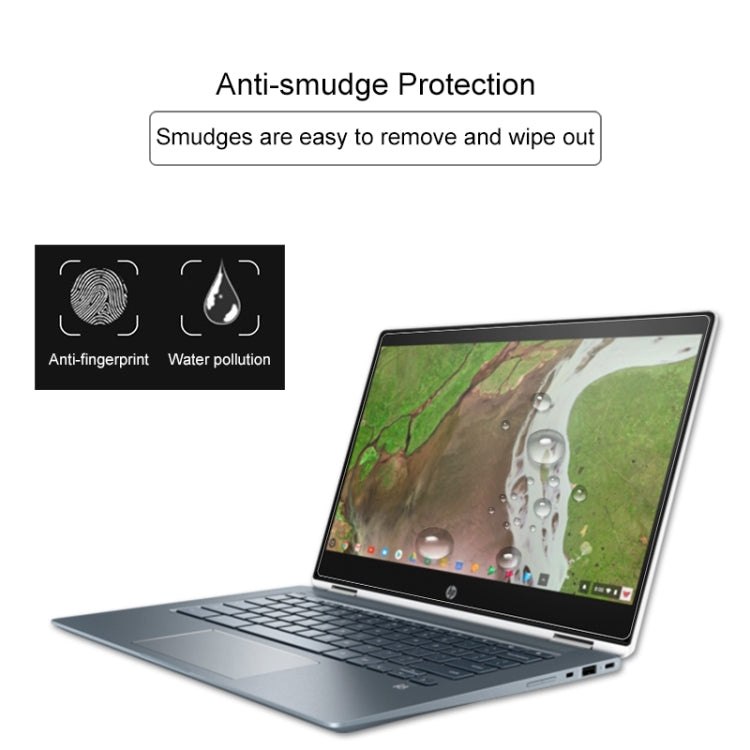 노트북 화면 HD 강화유리 보호 필름 HP Chromebook x360 - 14-da0021nr 14인치용, HP Chromebook x360 - 14-da0021nr 14인치용