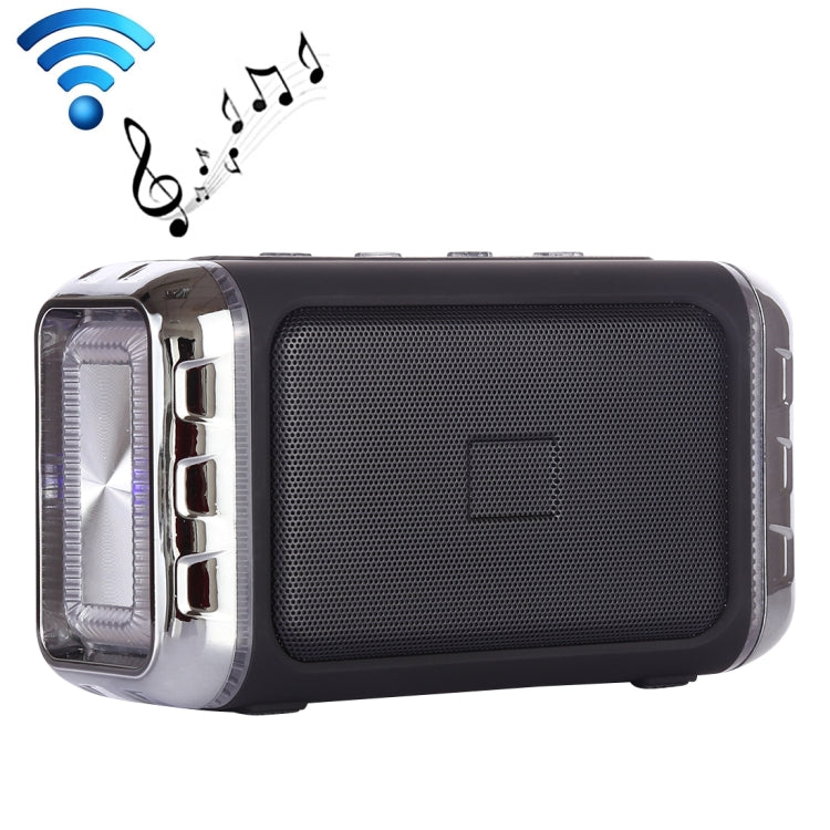 LN-22 DC 5V 휴대용 무선 스피커 핸즈프리 통화 및 듀얼 컬러 LED 라이트 지원, USB & TF 카드 & 3.5mm AUX 지원, LN-22
