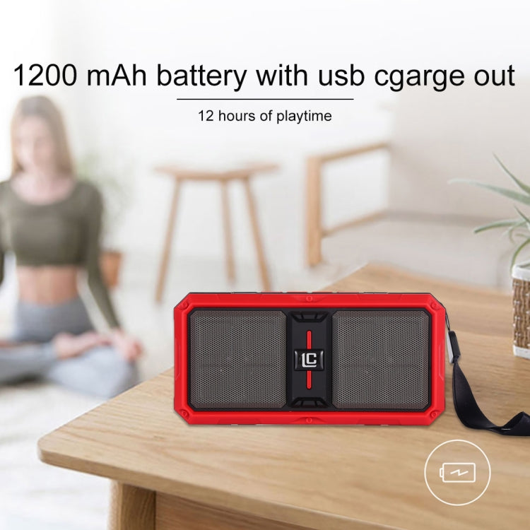 G36 DC 5V 휴대용 무선 블루투스 스피커, 핸즈프리 통화 지원, USB & TF 카드 & 3.5mm AUX & FM 지원, G36