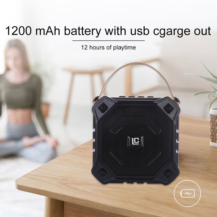 LN-29 DC 5V 휴대용 무선 스피커 핸즈프리 통화 지원, USB 및 TF 카드 지원, LN-29