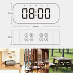AEC BT501 블루투스 5.0 미니 스피커 LED & 알람 시계 & 시계 & 거울, 32G TF 카드 지원, BT501