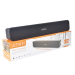 LEERFEI E91 10W 롱 바 형태 듀얼 스피커 멀티미디어 라디오 블루투스 오디오, TF 카드 / U 디스크 / 3.5mm AUX 지원