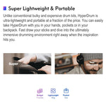 Hyperdrum 체감형 가상 드럼 키트 스마트 휴대용 악기, Hyperdrum 체감형 가상 드럼