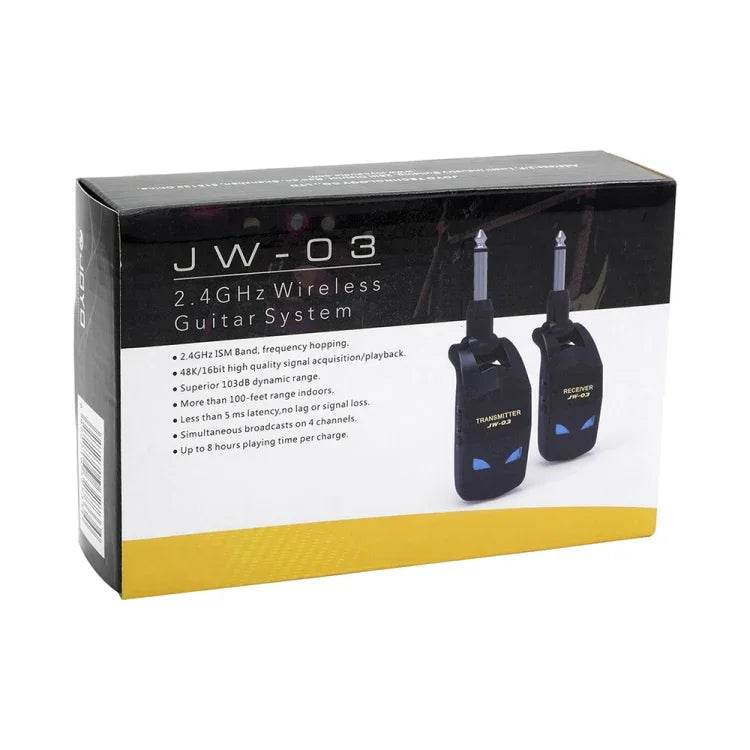 JOYO JW-03 2.4G 디지털 일렉트릭 기타 송신기 무선 전송 수신기, JW-03