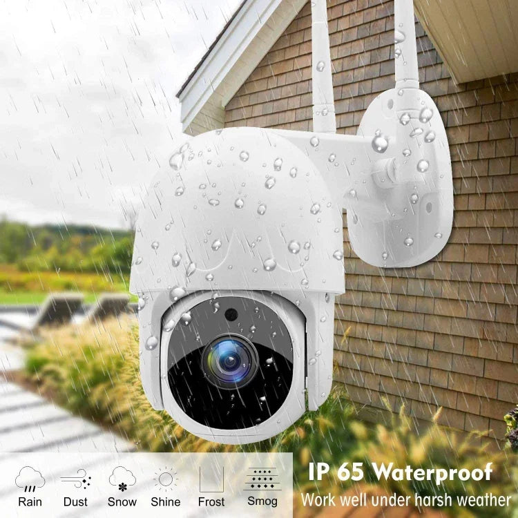 Tuya QX45 1080P 풀 HD IP65 방수 2.4G 무선 IP 카메라, 모션 감지 & 양방향 오디오 & 야간 시야 & TF 카드 지원, 호주 플러그, 모션 감지 지원