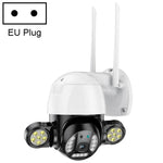 QX55 300만 화소 IP65 방수 2.4G 무선 IP 카메라, 모션 감지 & 양방향 오디오 & 야간 시야 & TF 카드 지원, EU 플러그, QX55