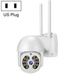 Tuya QX56 300만 화소 IP66 방수 2.4G 무선 IP 카메라, 아마존 알렉사 & 구글 홈 & 모션 감지 & 양방향 오디오 & 풀 컬러 야간 시야 & TF 카드 지원, EU 플러그, 아마존 알렉사 & 구글 홈 지원