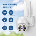 Tuya QX56 300만 화소 IP66 방수 2.4G 무선 IP 카메라, 아마존 알렉사 & 구글 홈 & 모션 감지 & 양방향 오디오 & 풀 컬러 야간 시야 & TF 카드 지원, EU 플러그, 아마존 알렉사 & 구글 홈 지원