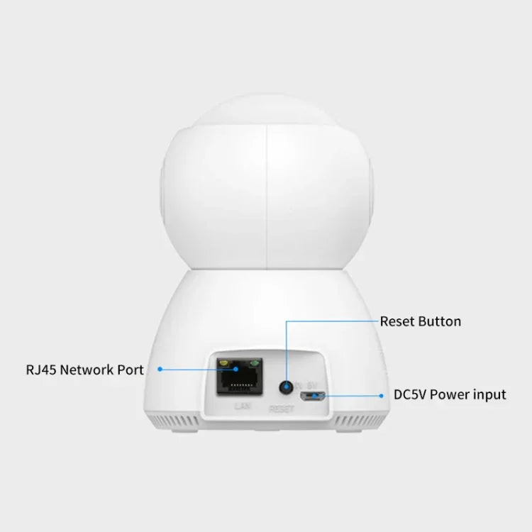 YT24 V380 1.0MP 팬틸트 IP 카메라 WiFi 스마트 보안 카메라, TF 카드 / 양방향 음성 / 모션 감지 / 야간 투시 지원, YT24 1.0MP