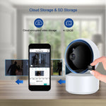 YT50-2 3.0MP 360도 회전 IP 카메라 WiFi 스마트 보안 카메라, TF 카드 지원 / 양방향 오디오 / 모션 감지 / 야간 투시, YT50-2
