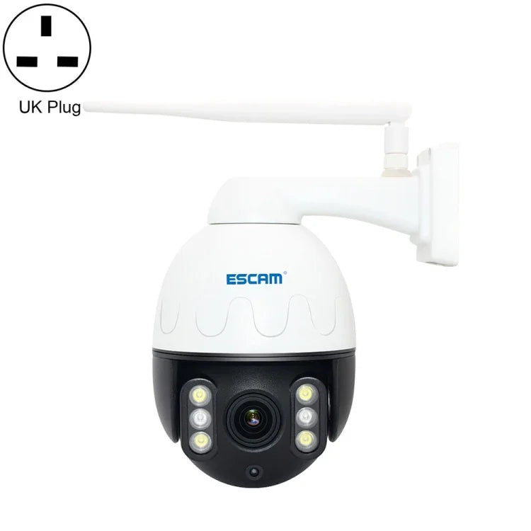 ESCAM Q5068 H.265 5MP 팬/틸트/4배 줌 WiFi 방수 IP 카메라, ONVIF 양방향 통화 및 야간 투시 지원, AU 플러그, UK 플러그, US 플러그, EU 플러그, AU 플러그