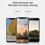 Q4 2.0 메가픽셀 1080P HD 무선 IP 카메라, 모션 감지 & 양방향 오디오 & 적외선 야간 투시 & TF 카드 지원, 미국 플러그, Q4