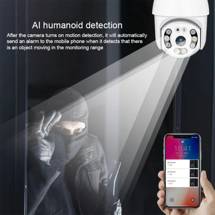 QX21 1080P HD WiFi IP 카메라, 야간 투시 및 모션 감지 및 양방향 오디오 및 TF 카드 지원, 호주 플러그, QX21