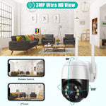 QX29 3.0MP HD WiFi IP 카메라, 야간 시야 & 모션 감지 & 양방향 오디오 & TF 카드 지원, 호주 플러그, QX29