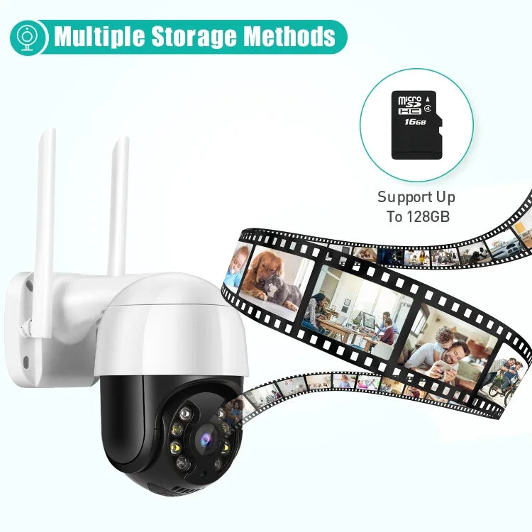 QX29 3.0MP HD WiFi IP 카메라, 야간 시야 & 모션 감지 & 양방향 오디오 & TF 카드 지원, 호주 플러그, QX29