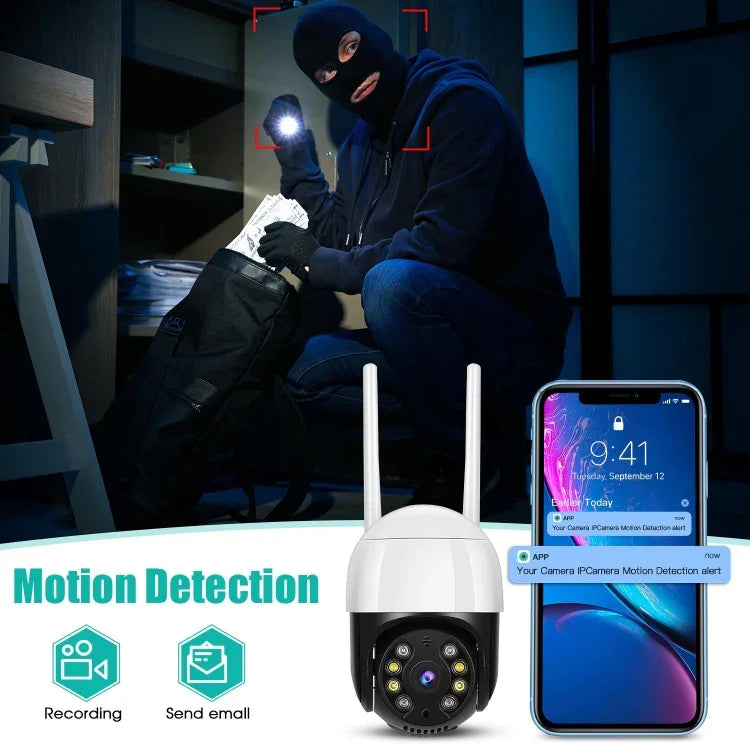 QX29 3.0MP HD WiFi IP 카메라, 야간 시야 & 모션 감지 & 양방향 오디오 & TF 카드 지원, 호주 플러그, QX29