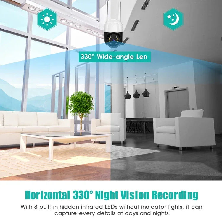 QX29 3.0MP HD WiFi IP 카메라, 야간 시야 & 모션 감지 & 양방향 오디오 & TF 카드 지원, 호주 플러그, QX29