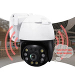 QX36 1080P 3.0MP 3.6mm 렌즈 IP65 방수 PTZ 360도 회전 WiFi 카메라, 주야간 풀 컬러 및 양방향 음성 인터콤 및 모션 휴머노이드 감지 및 비디오 재생 및 128GB TF 카드 지원, AU 플러그, QX36