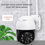 QX36 1080P 3.0MP 3.6mm 렌즈 IP65 방수 PTZ 360도 회전 WiFi 카메라, 주야간 풀 컬러 및 양방향 음성 인터콤 및 모션 휴머노이드 감지 및 비디오 재생 및 128GB TF 카드 지원, AU 플러그, QX36