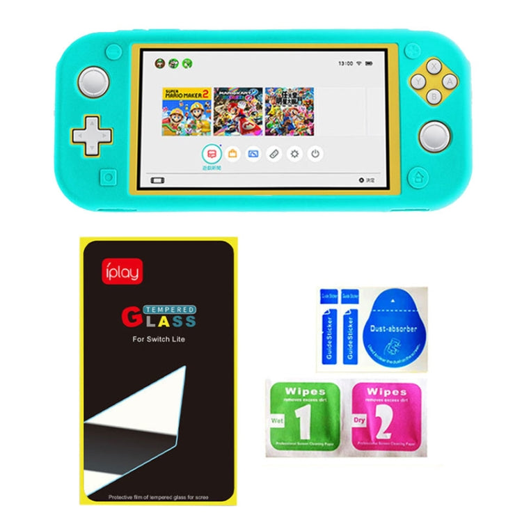 IPLAY 게임 호스트 실리콘 전체 커버 보호 케이스 스위치 라이트용 화면 보호기 포함
