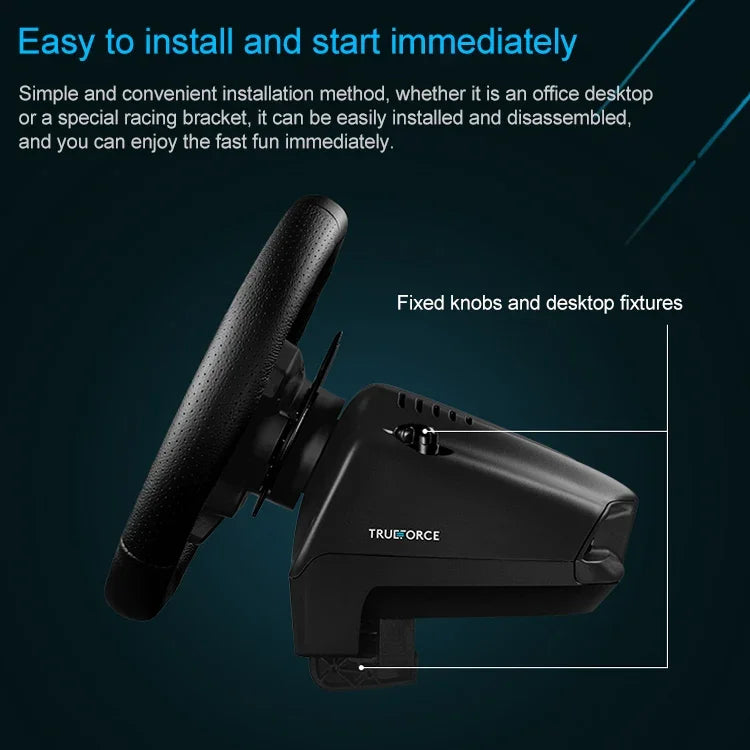 Logitech G923 게임 레이싱 스티어링 휠 페달 시프트 레버 PS5 / PS4 / PC용, G923