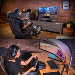 Logitech G923 게임 레이싱 스티어링 휠 페달 시프트 레버 PS5 / PS4 / PC용, G923