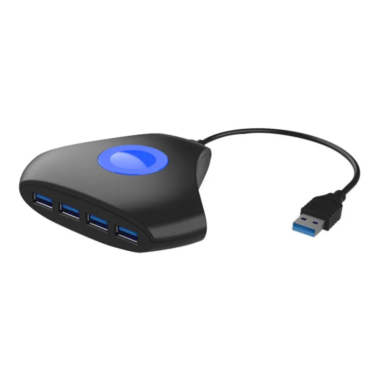 KJH P5-015 4 in 1 허브 컨버터 USB 3.0 블루 라이트 확장 어댑터 스플리터 충전기 커넥터 스플리터 PS5 / Xbox Series X용, KJH P5-015