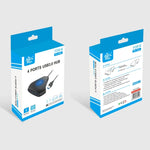 KJH P5-015 4 in 1 허브 컨버터 USB 3.0 블루 라이트 확장 어댑터 스플리터 충전기 커넥터 스플리터 PS5 / Xbox Series X용, KJH P5-015