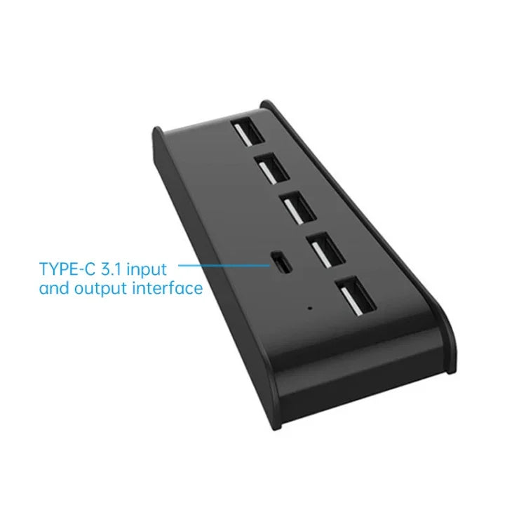 PS5용 KJH P5-008 6 in 1 USB 스플리터 확장 허브 어댑터, KJH P5-008