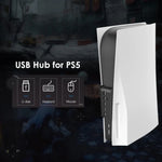 PS5용 KJH P5-008 6 in 1 USB 스플리터 확장 허브 어댑터, KJH P5-008