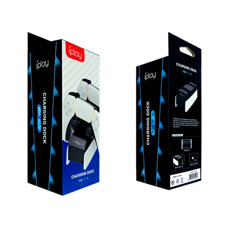 PS5용 iPlay HBP-245 게임 컨트롤러 듀얼 좌석 충전기, HBP-245