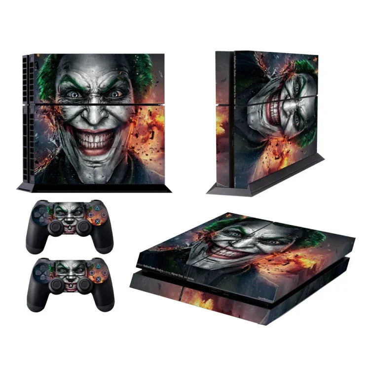 Sony PS4용 광대 버키 패턴 패션 컬러 보호 필름 스티커, 광대 버키 패턴