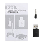 소니 플레이스테이션 PS4용 3.5mm & USB 블루투스 어댑터 동글 수신기 및 송신기, PS4용