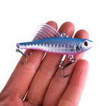HENGJIA 빠르게 가라앉는 낚시 미끼 6.5cm/17.2g 윙 VIB 연필 미끼 키트, PE016-X