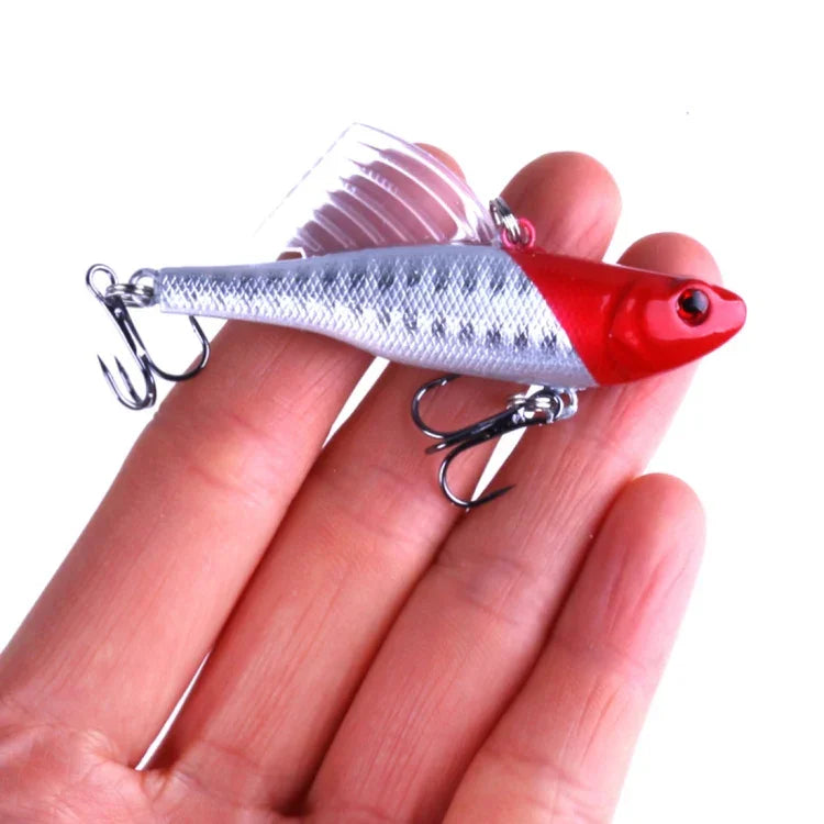 HENGJIA 빠르게 가라앉는 낚시 미끼 6.5cm/17.2g 윙 VIB 연필 미끼 키트, PE016-X