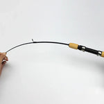 35cm 휴대용 얼음 낚싯대 새우 낚싯대 미끼 낚시 장비 부품, 연장 길이: 100cm, 35cm