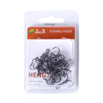 HENGJIA 20개입 클래식 블랙 고탄소강 낚시 삼지창 트레블 훅, 10# FH022