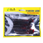 HENGJIA SO0215P 5개입 7.5cm/5.5g 스크류 테일 소프트 낚시 루어 인공 미끼, SO0215P