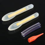 10팩 OCEAN SUN 전구형 발광 부표 야간 낚시 라이트 스틱, 가시거리: 50m, 크기: 4.5 x 37mm, 전구형, 가시거리: 50m