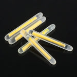 10팩 OCEAN SUN 발광 부표 야간 낚시 라이트 스틱, 가시거리: 15m, 크기: 3.0 x 25mm, 가시거리: 15m(5개입)