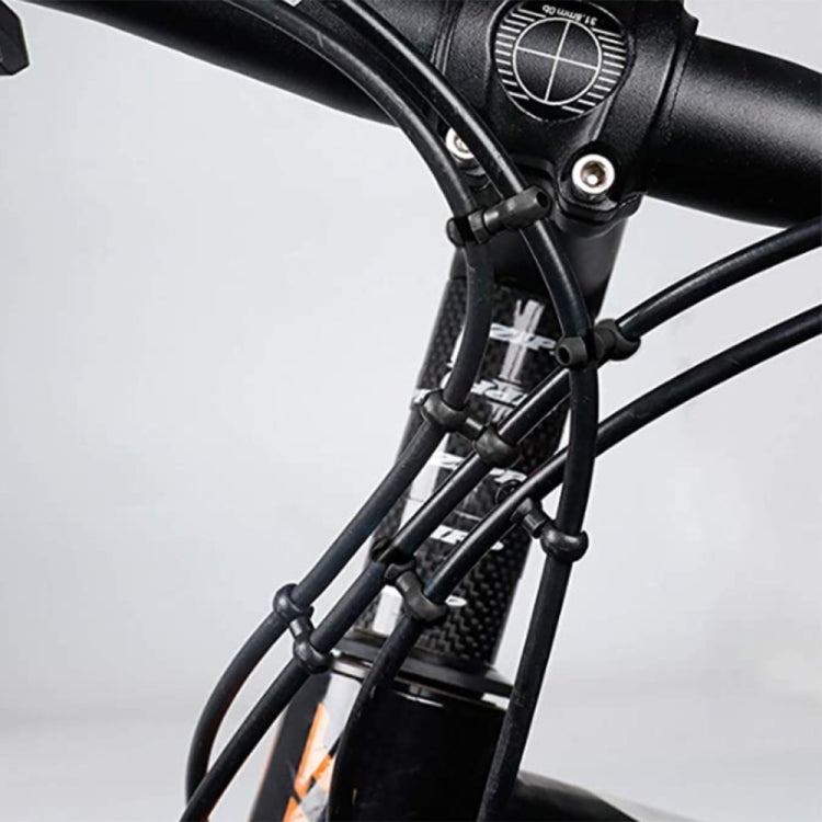 20개 ZTTO 자전거 MTB 브레이크 케이블 S 스타일 클립, 무작위 색상 배송, ZTTO S 자전거 스타일 클립